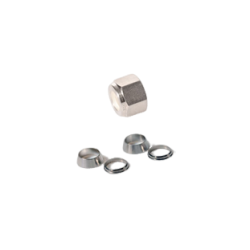 Ecrou+Olive inox - double...