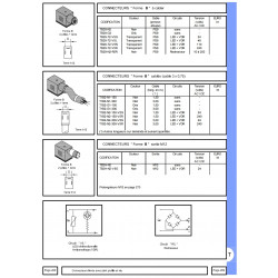 Connecteur(B) 2+T+Redres.-220V